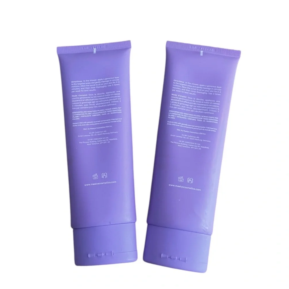 NEW 2 x MAËLYS GET-LEVEL Keratosis Pilaris‎ Body Scrub